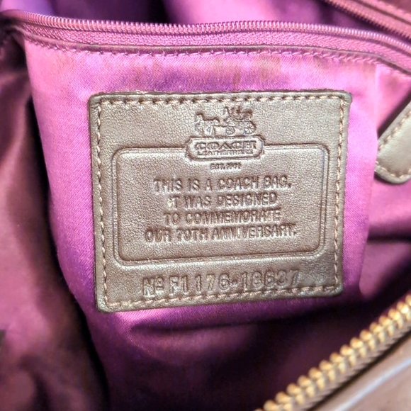 Here is a 70th anniversary edition Coach bag - Picture 15 of 15
